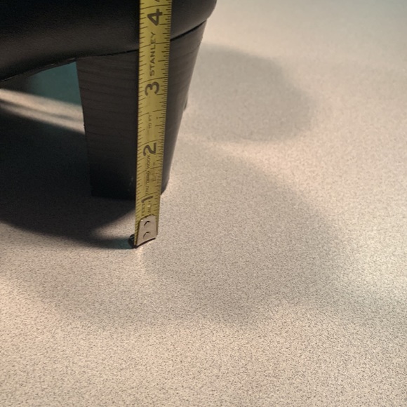 Black 3 1/2” Heeled Ankle Boots - Picture 6 of 6